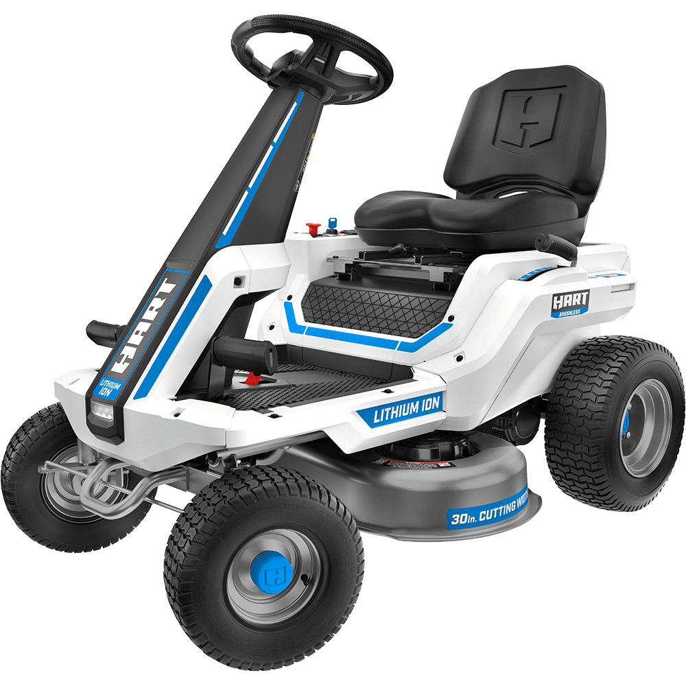 HART 80-Volt 30" Deck Lithium-Ion Riding Lawn Mower $2999 + Free Shipping