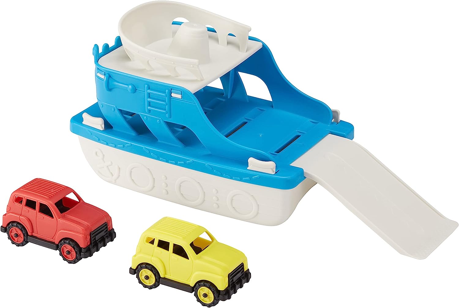 Amazon Basics Ferry Boat with 2 Mini Cars Bathtub Toy for Kids Ages 2+ (Blue) $5.70 + FS w/ Prime or $25+