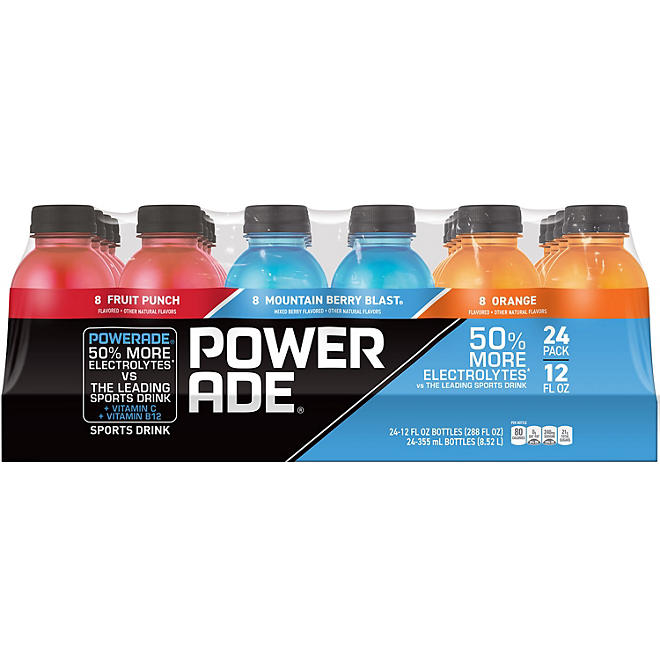 Sam's Club Plus Members 24Pack 12Oz Powerade Sports Drink Variety