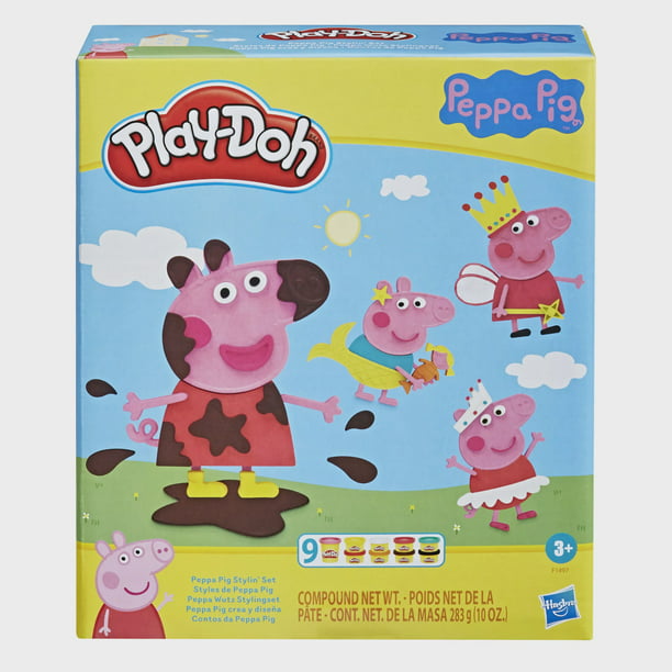 Play-Doh Peppa Pig Stylin Set w/ 9 Modeling Compound Cans & 11 Accessories $7.50 + Free S&H w/ Walmart+, Prime or $25+