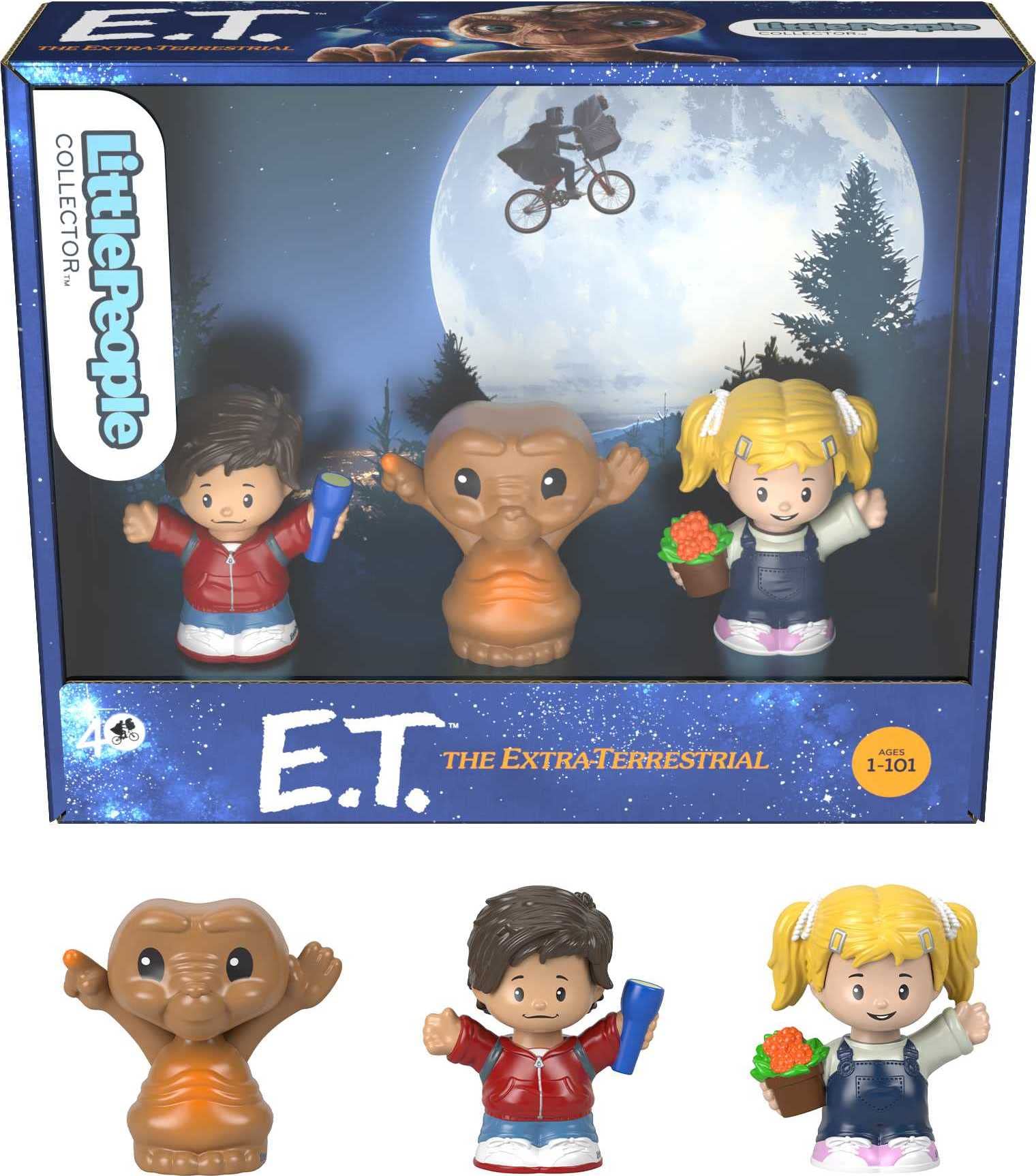 3-Piece 2.5" Fisher Price ​Little People Collector E.T. The Extra-Terrestrial Special Edition Figure Set $8.50 + Free Shipping w/ Prime or on $25+