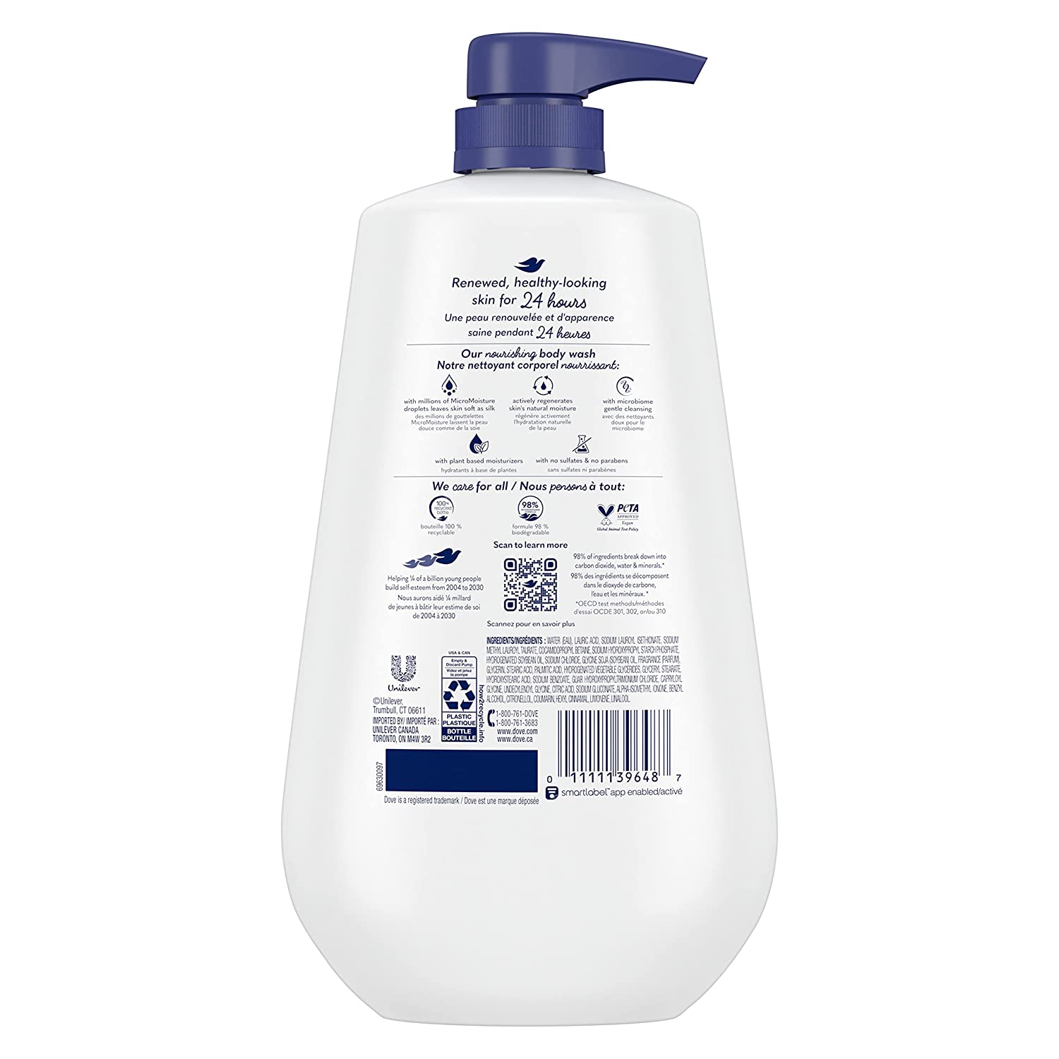 30.6-Oz Dove Body Wash with Pump Deep Moisture For Dry Skin $6.75 w/ S&S + Free S&H w/ Prime or $25+