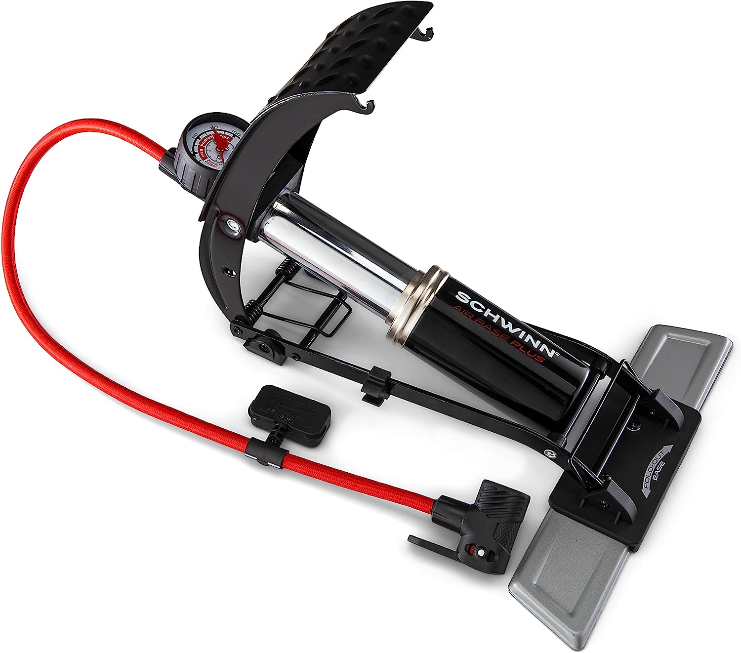 Schwinn Air Base Plus Bike Foot Pump 12.60 + Free Shipping w/ Prime or