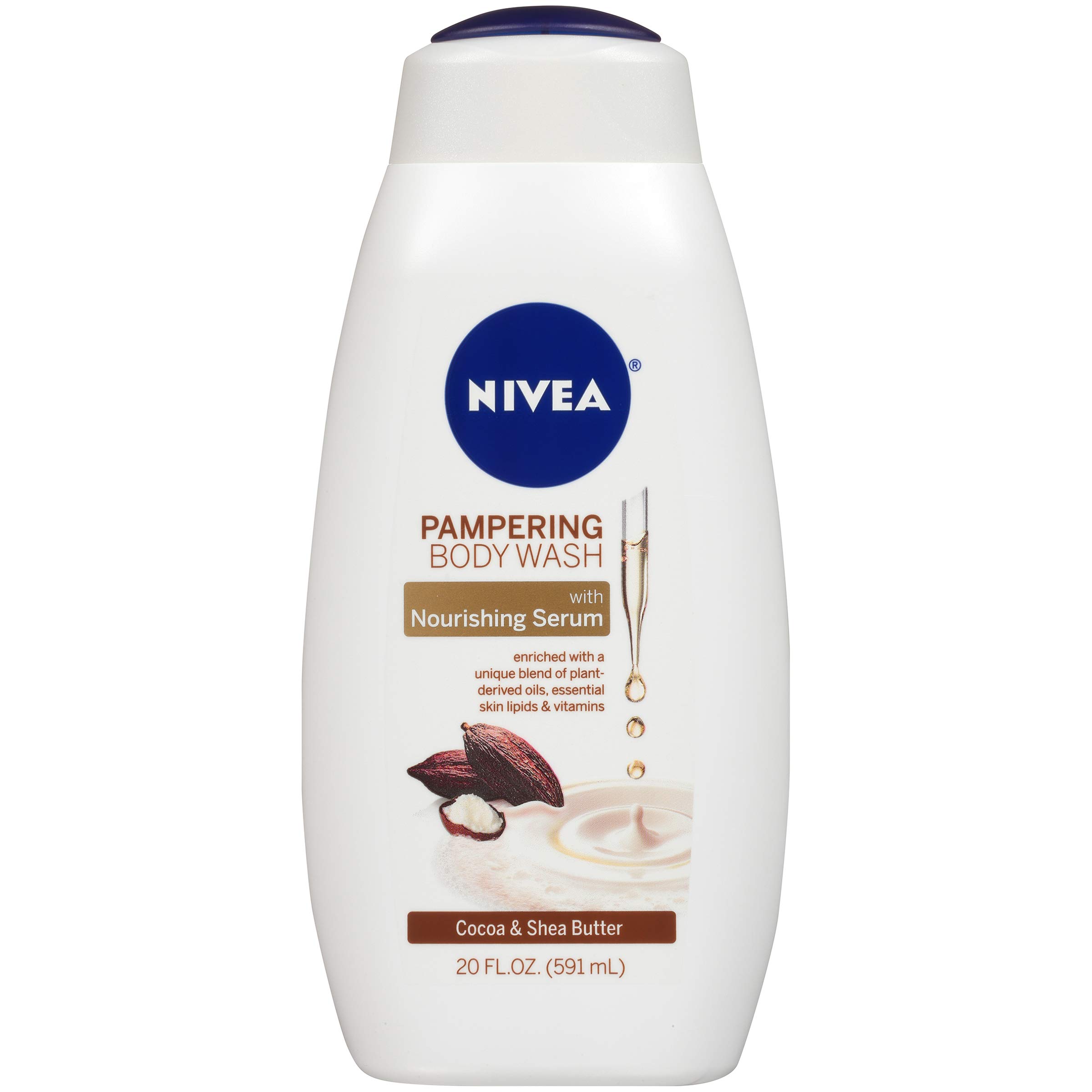 20-Oz NIVEA Cocoa and Shea Butter Pampering Body Wash $3 w/ S&S + Free Shipping w/ Prime or on $25+