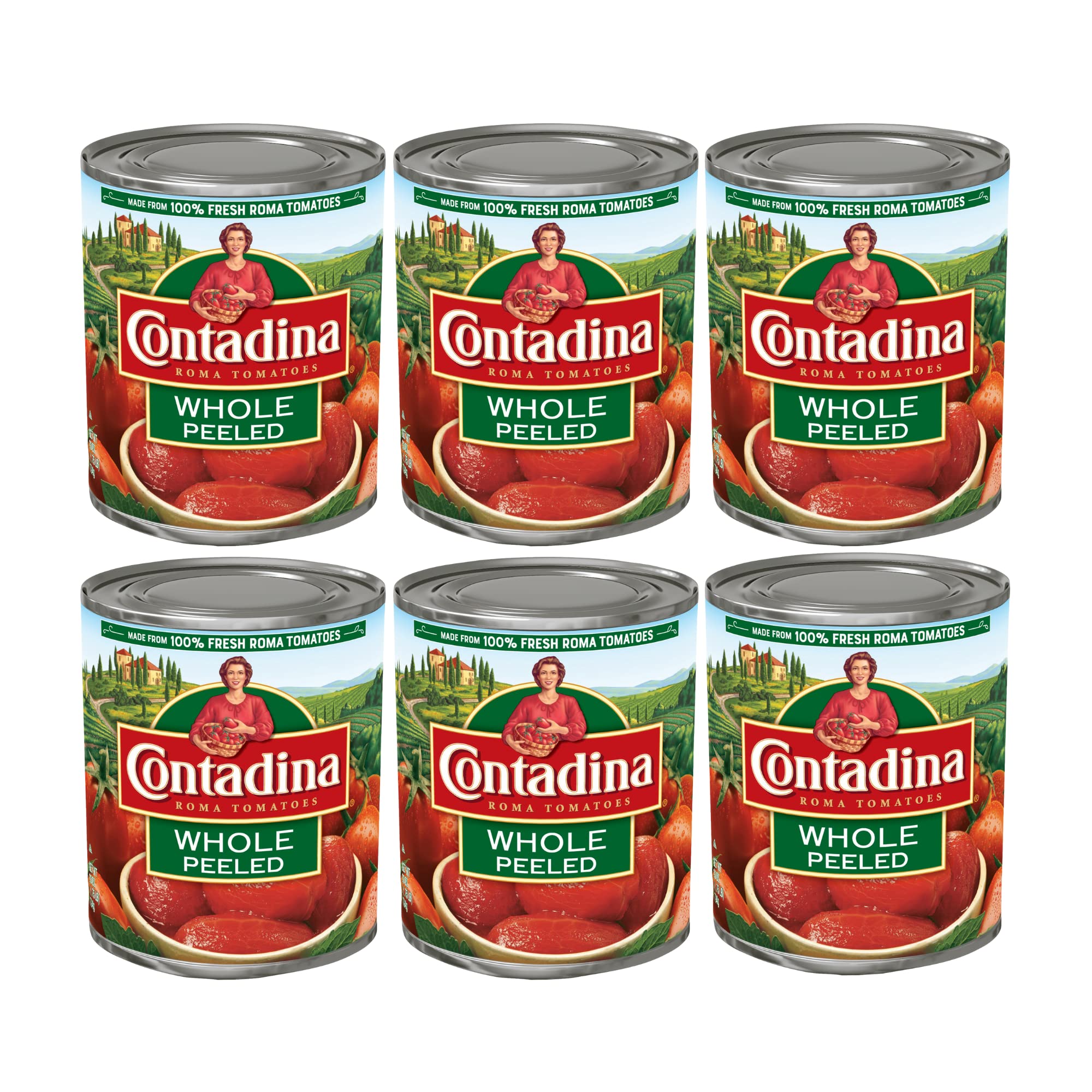 6-Pack 28-Oz CONTADINA Whole Peeled Red Tomatoes $8.30 w/ S&S + Free S&H w/ Prime or $35+