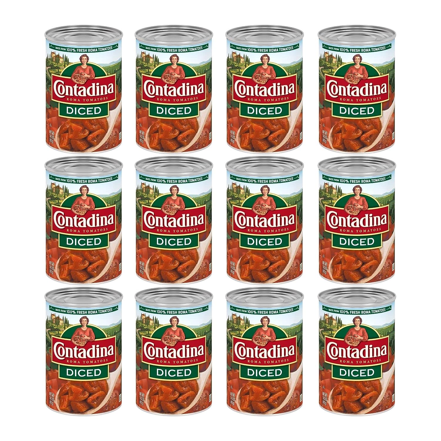 *BACK* 12-Pack 14.5-Oz CONTADINA Red Diced Tomatoes $9.90 w/ S&S + Free S&H w/ Prime or $35+