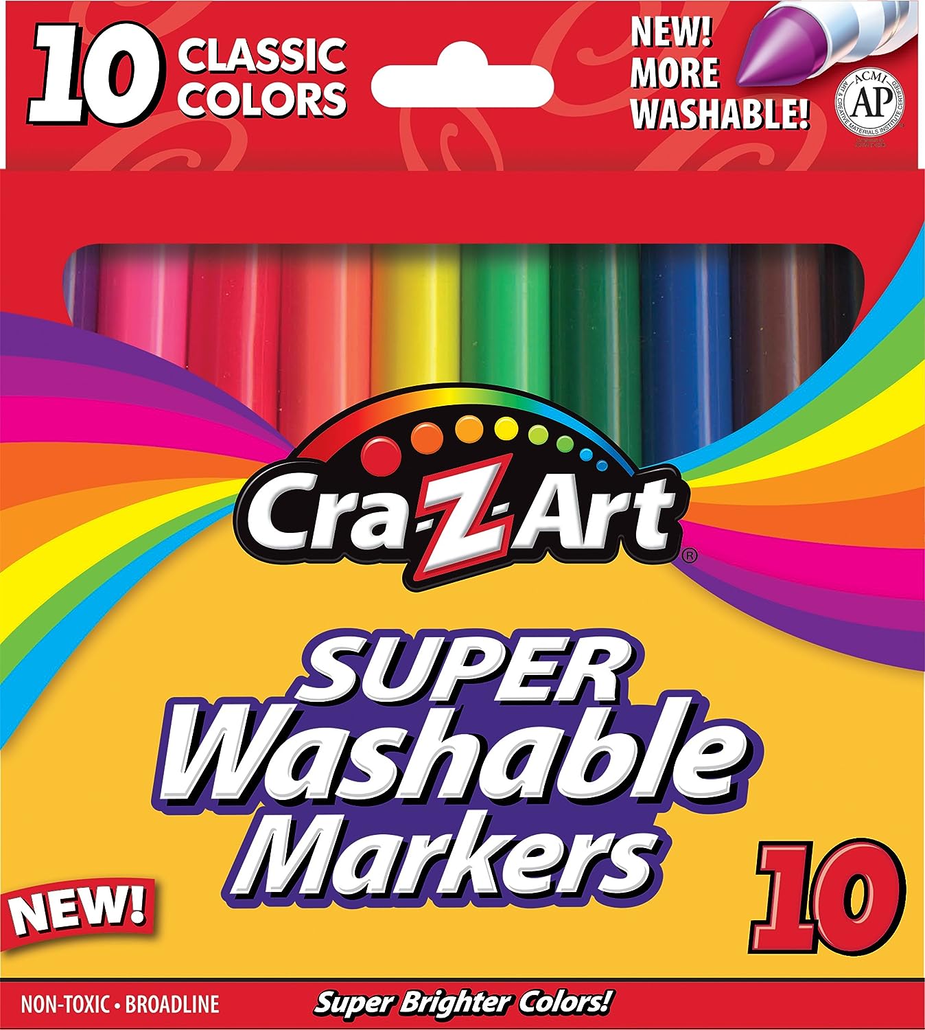 10-Count Cra-Z-Art Classic Washable Broadline Markers $0.75 + Free Shipping w/ Prime or on $35+