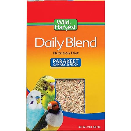 2-Lbs Wild Harvest Daily Blend Bird Seed Blend (Parakeet Canary & Finch) $1.85 w/ S&S + Free S&H w/ Prime or $35+