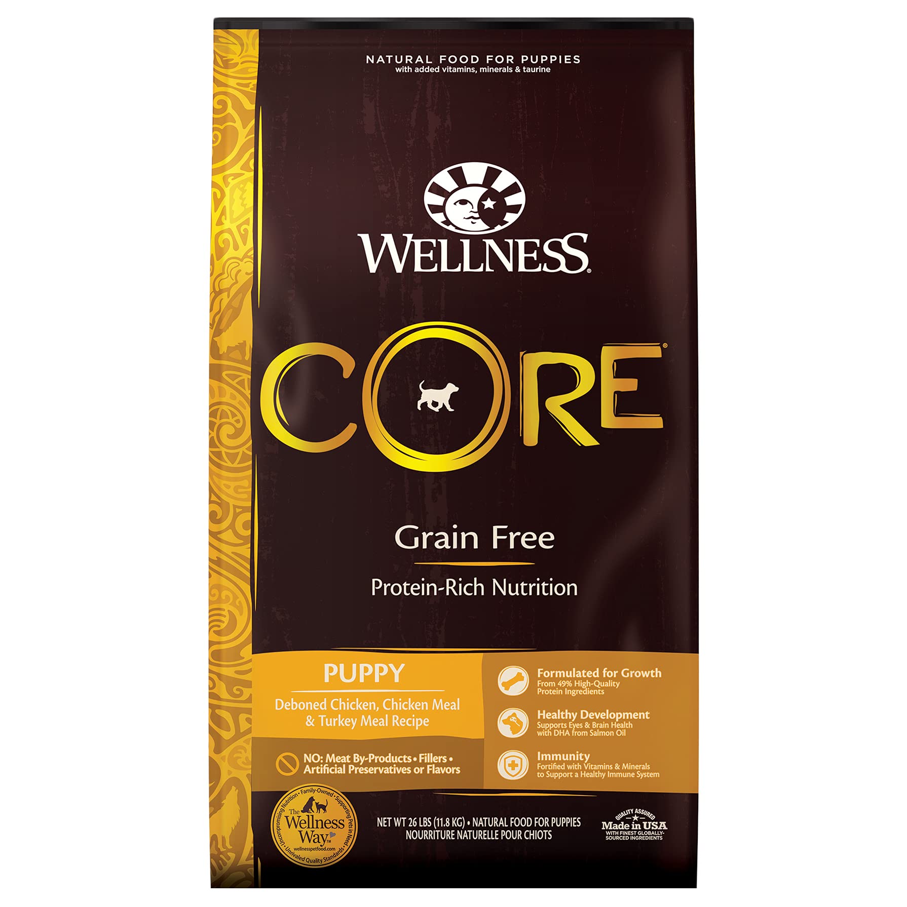 26-Lbs Wellness CORE Natural Grain Free Dry Dog Food (Puppy) $41.15 w/ S&S + Free Shipping