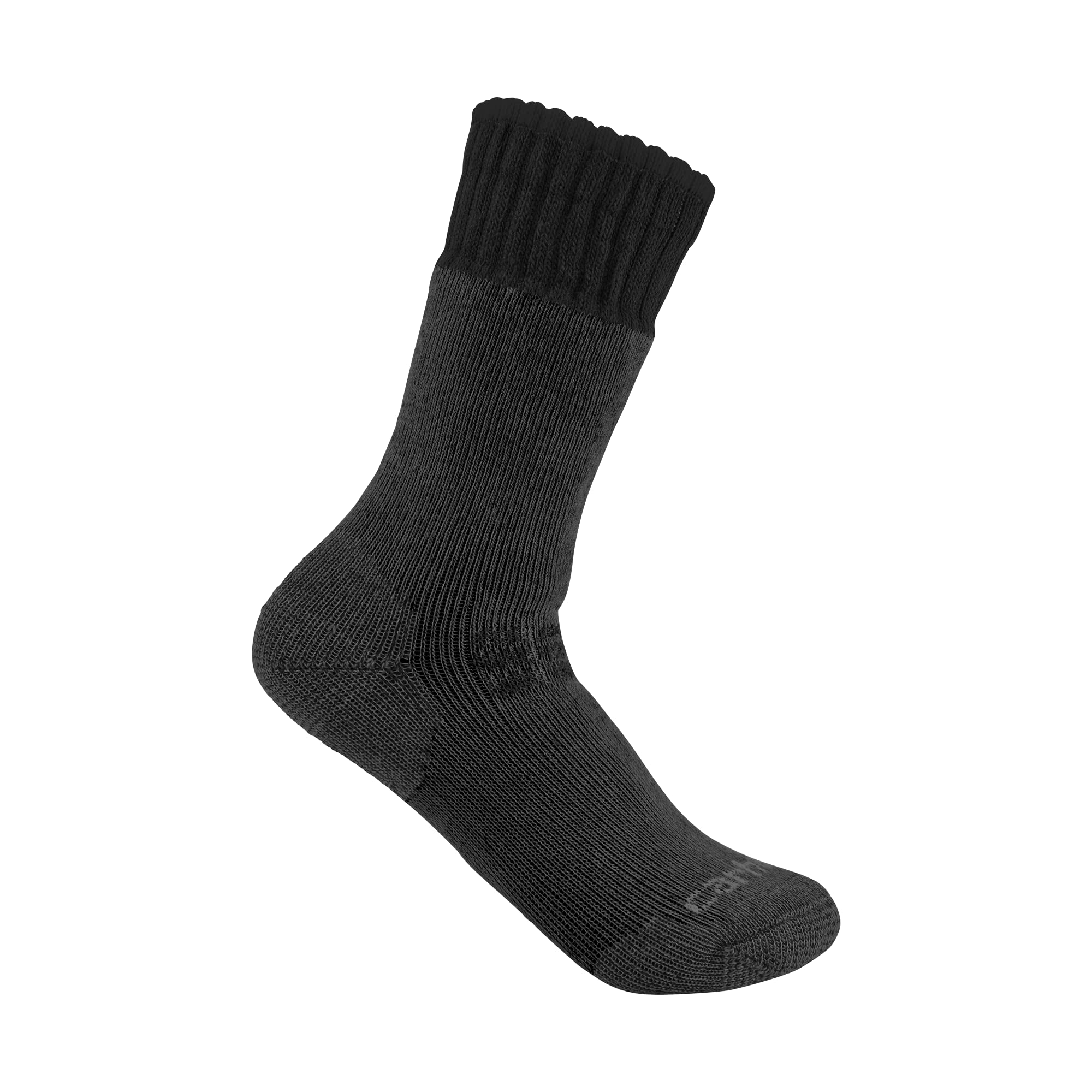 Carhartt Men's Heavyweight Synthetic-Wool Blend Boot Sock (Black, Medium) $2.75 + Free Shipping w/ Prime or on $35+