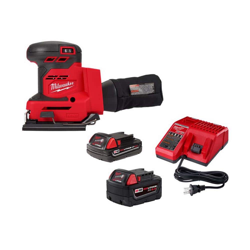 Milwaukee M18 18V Lithium-Ion Cordless 1/4" Sheet Sander w/One 5.0 Ah and One 2.0 Ah Battery and Charger $149 + Free Shipping