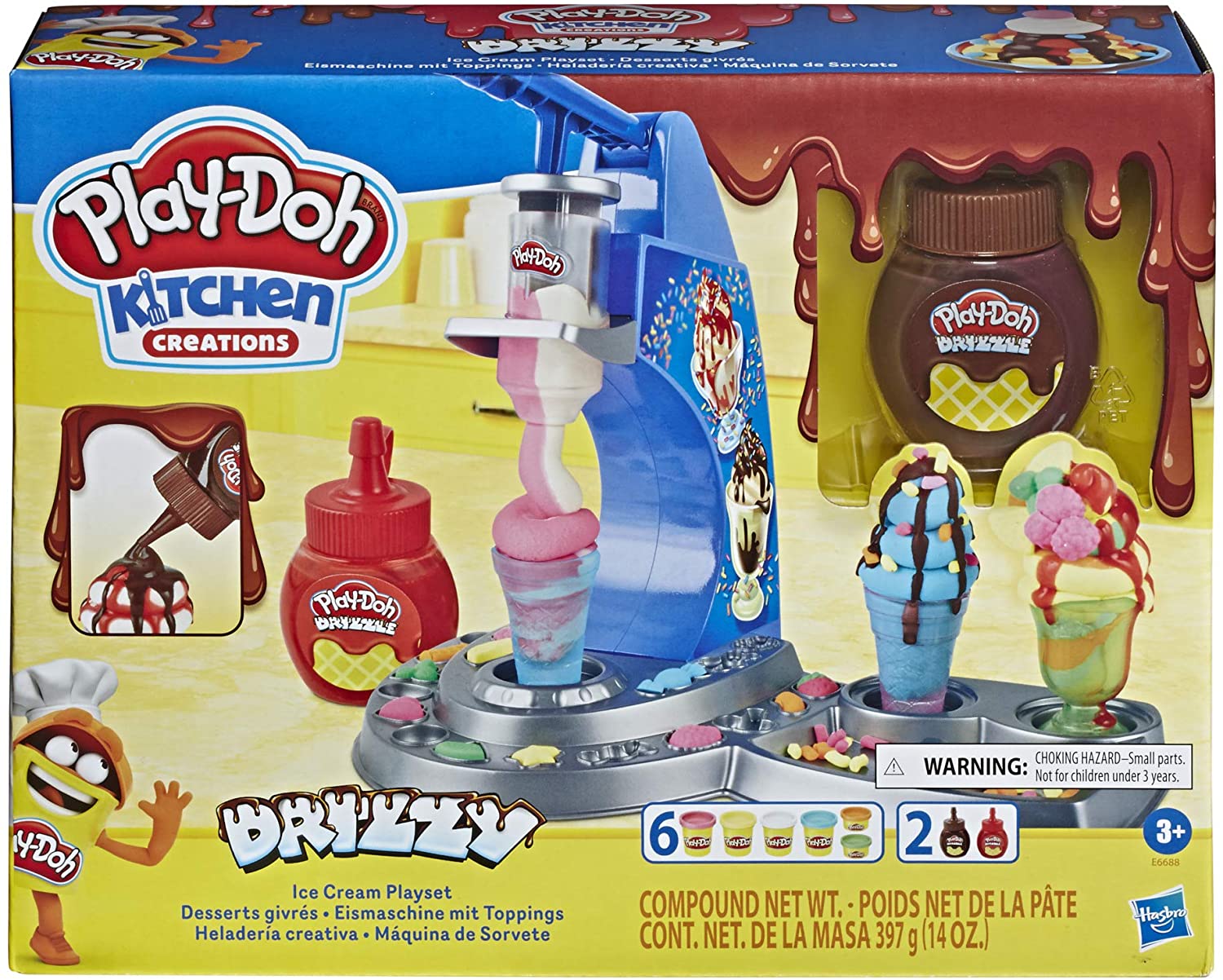 Play-Doh Kitchen Creations Dizzy Ice Cream Playset $7 + Free Shipping w/ Prime or on $35+