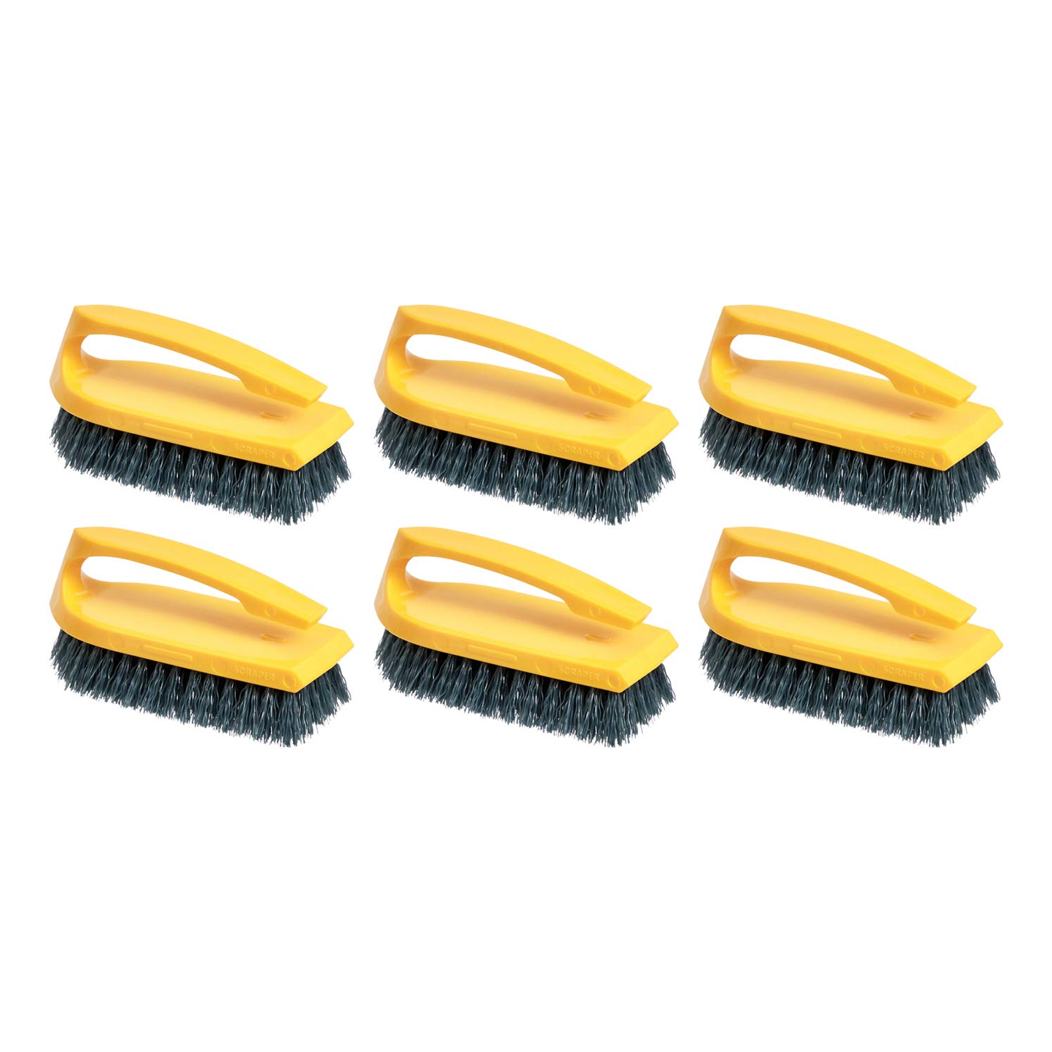 Prime Members: 6-Pack AmazonCommercial Heavy-Duty Floor Scrub Brush $9.45 + Free Shipping