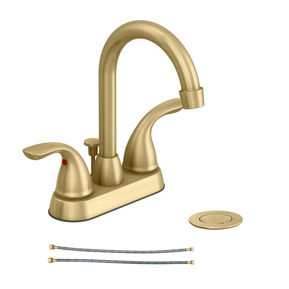 Home Depot Glacier Bay 4" Centerset Sink Faucets (Matte Gold, Brushed Nickel, Chrome) from $22.30 + Free Shipping