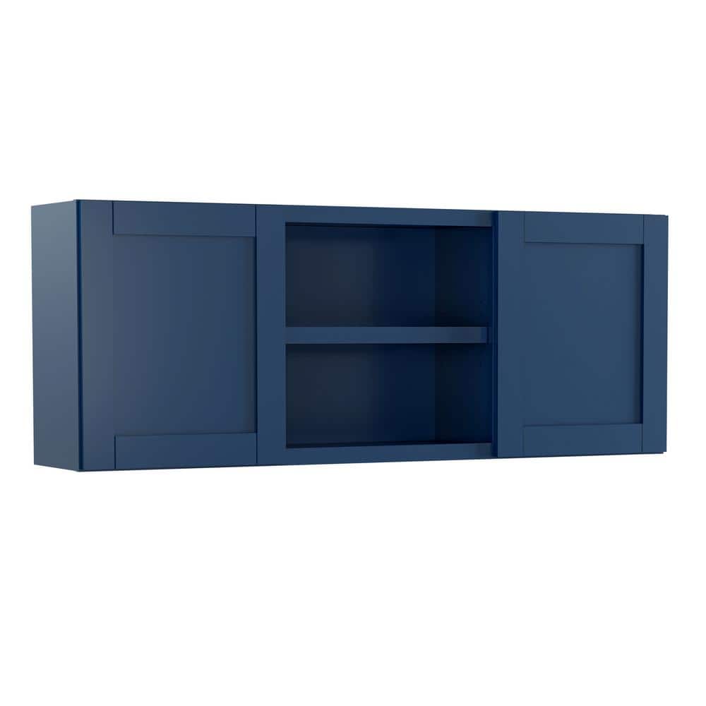 MILL'S PRIDE Richmond Plywood Shaker Stock Wall Kitchen Laundry Cabinet (60" x 23" x 12", Blue or Onyx) $171.60 + Free Shipping