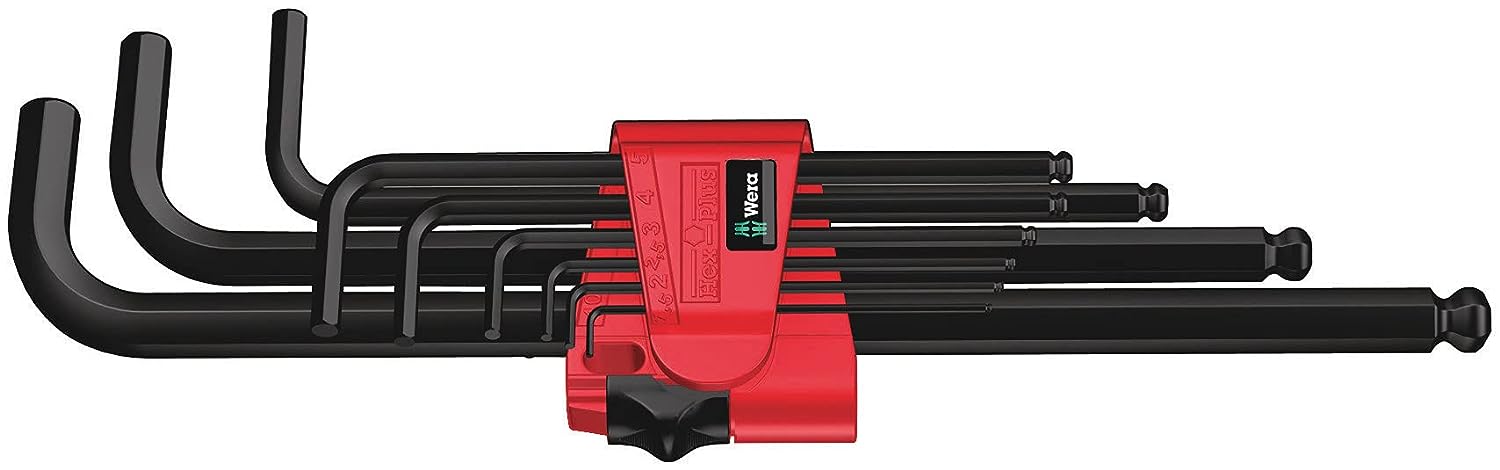 9-Piece Wera Hex-Plus BlackLaser Ballpoint Hex L-Key Set $12 + Free Shipping w/ Prime or on $35+