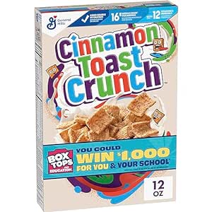 *BACK* 12-Oz Cinnamon Toast Crunch Breakfast Cereal $2 + Free Shipping w/ Prime or on orders over $35