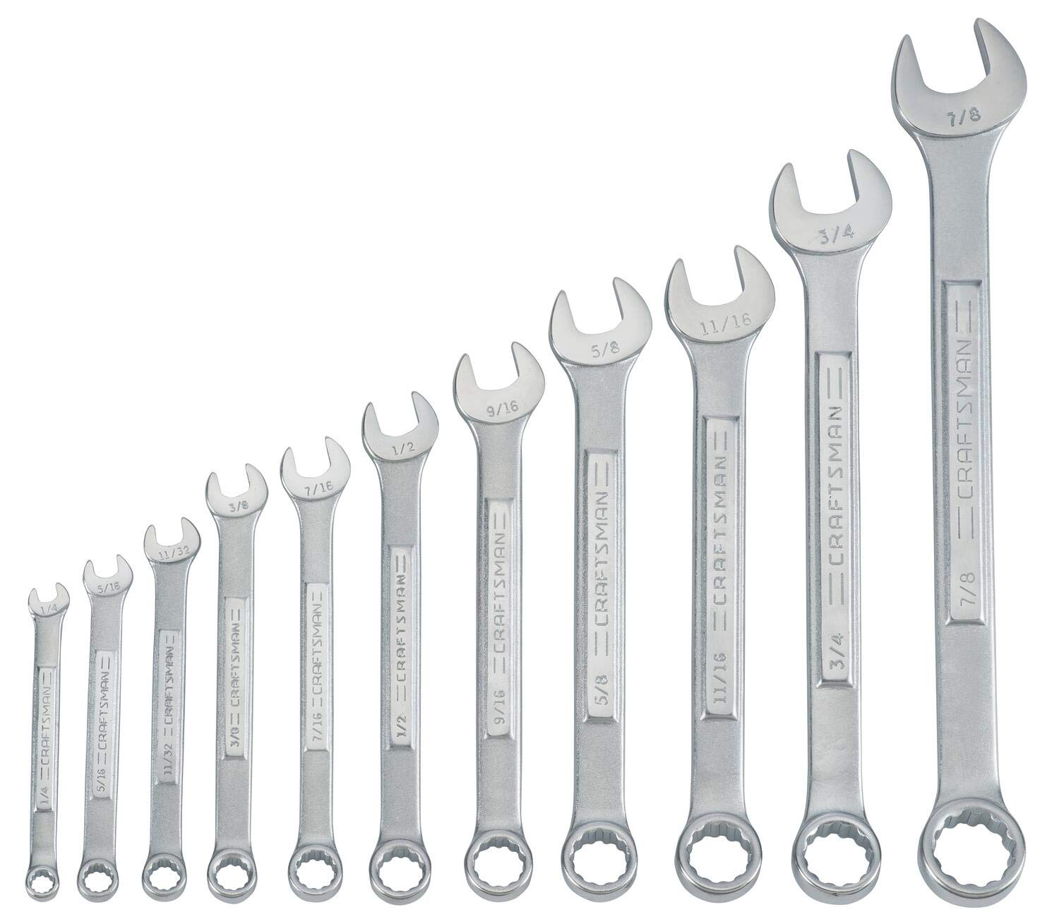 11-Piece Craftsman Wrench Set (SAE, Raised Panel) $25 + Free Shipping w/ Prime or on $35+