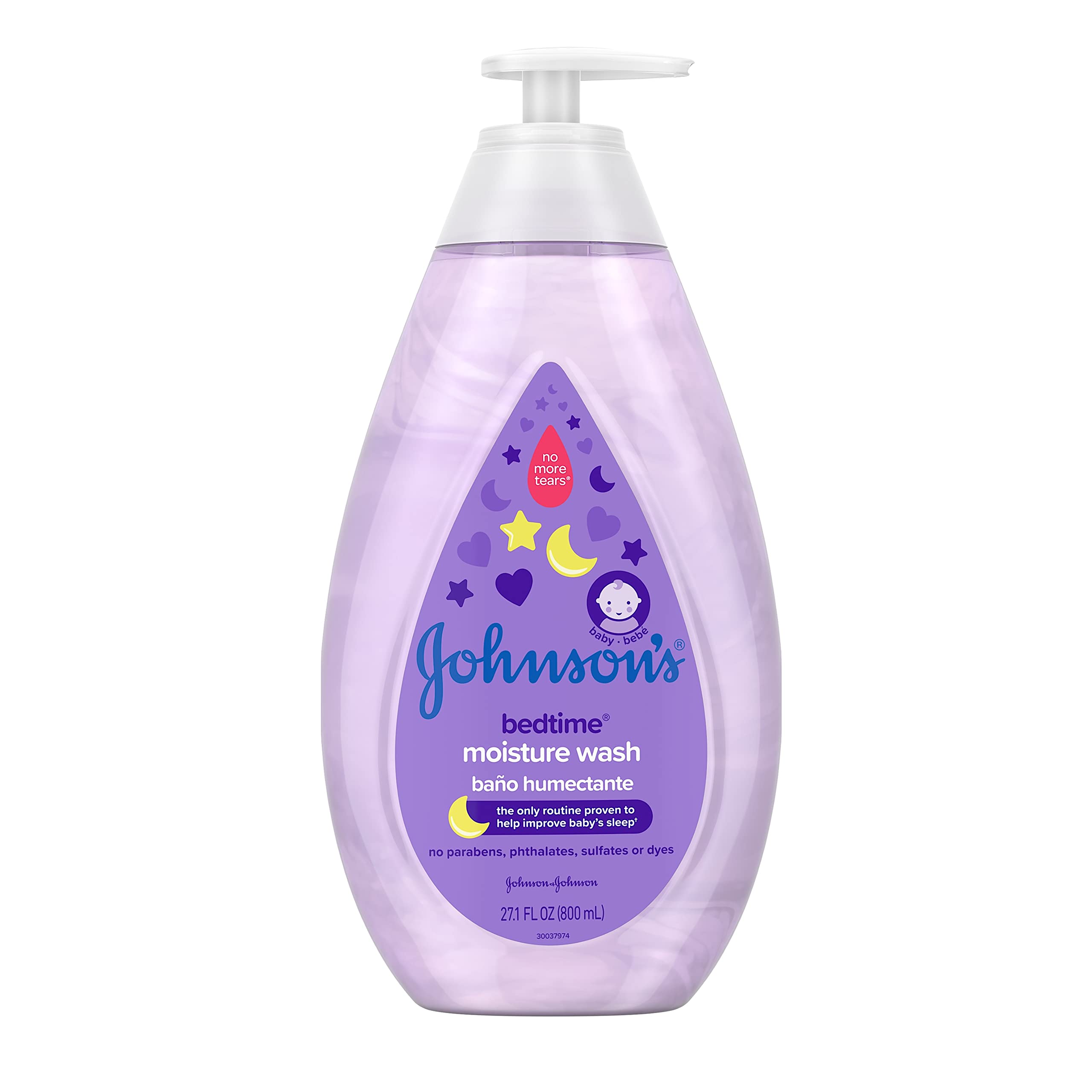 27.1-Oz Johnson's Tear-Free Bedtime Baby Moisture Wash with Soothing NaturalCalm Aromas $5.70 w/ S&S + Free Shipping w/ Prime or on $35+