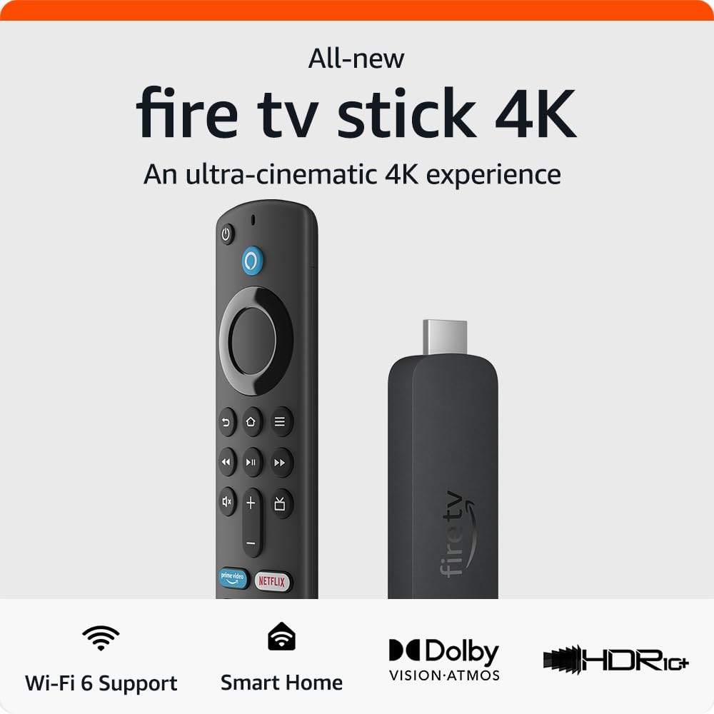 Fire Tv Stick With 4k Ultra Hd Streaming Media Player And Alexa  Voice Remote (2023) : Target