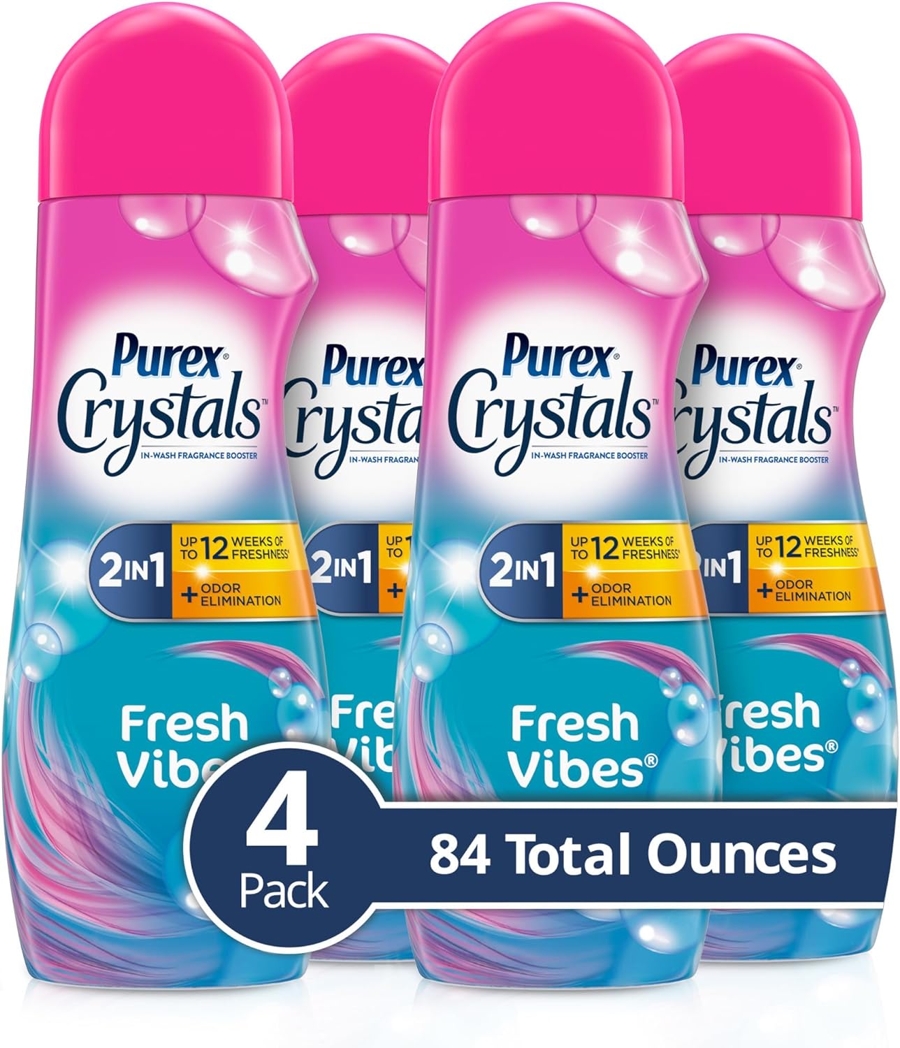4-Pack 21-Oz Purex Crystals In-Wash Fragrance & Scent Booster (Fresh Vibes) $11.90 w/ S&S + Free Shipping w/ Prime or on $35+