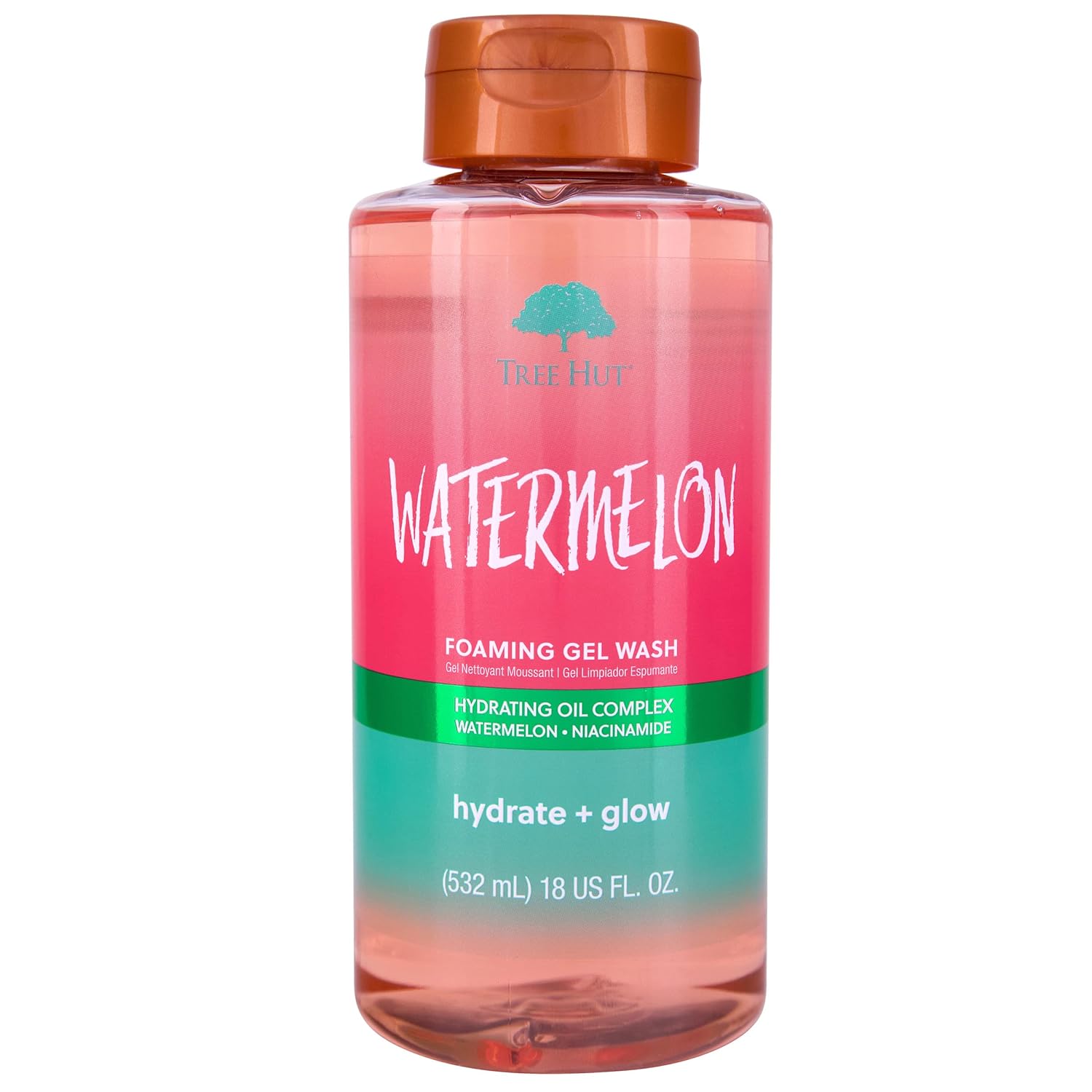 18-Oz Tree Hut Foaming Gel Wash (Watermelon or Candy Cane) $5.69 w/ S&S + Free Shipping w/ Prime or on $35+