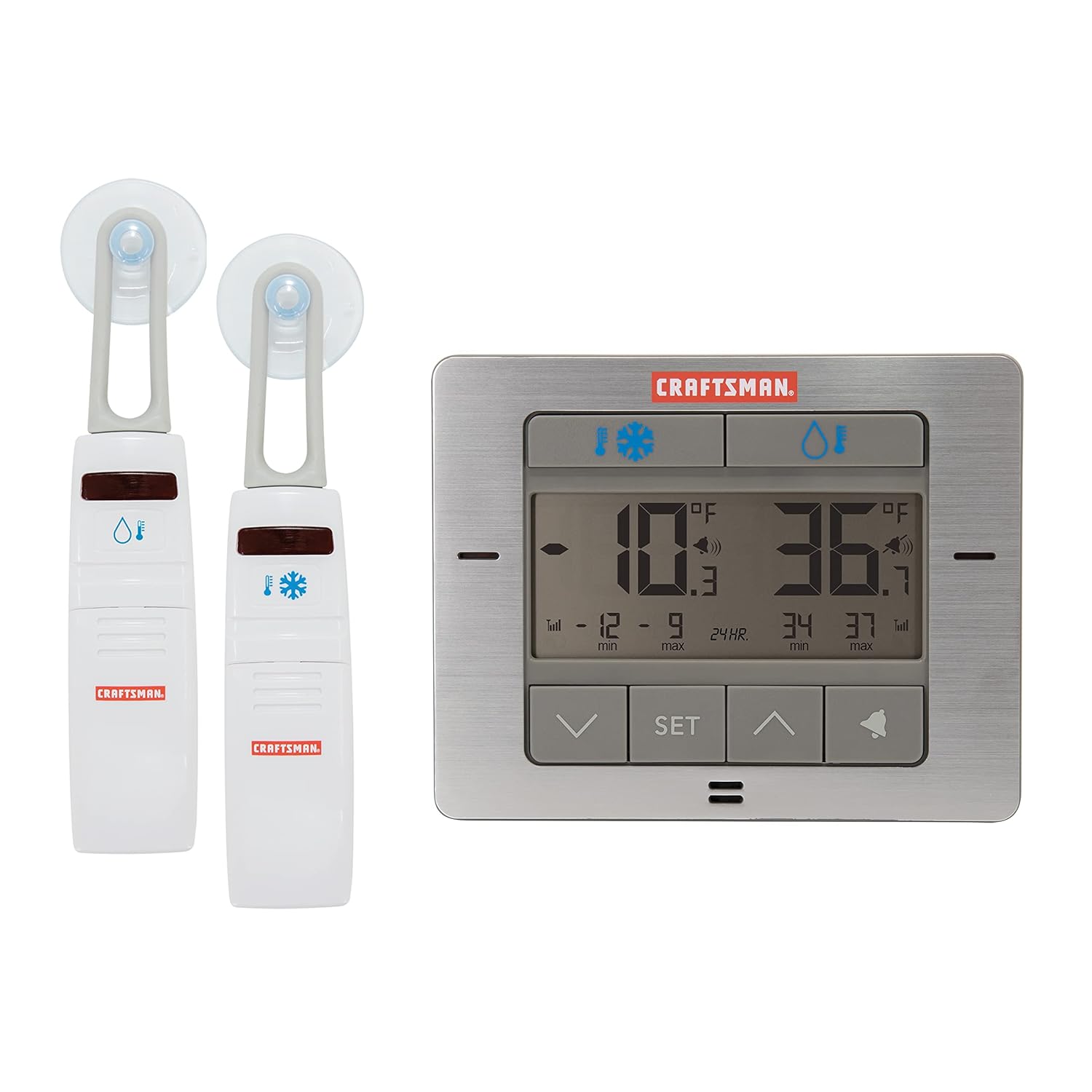 Craftsman Digital Refrigerator & Freezer Thermometer w/ Temperature Gauge