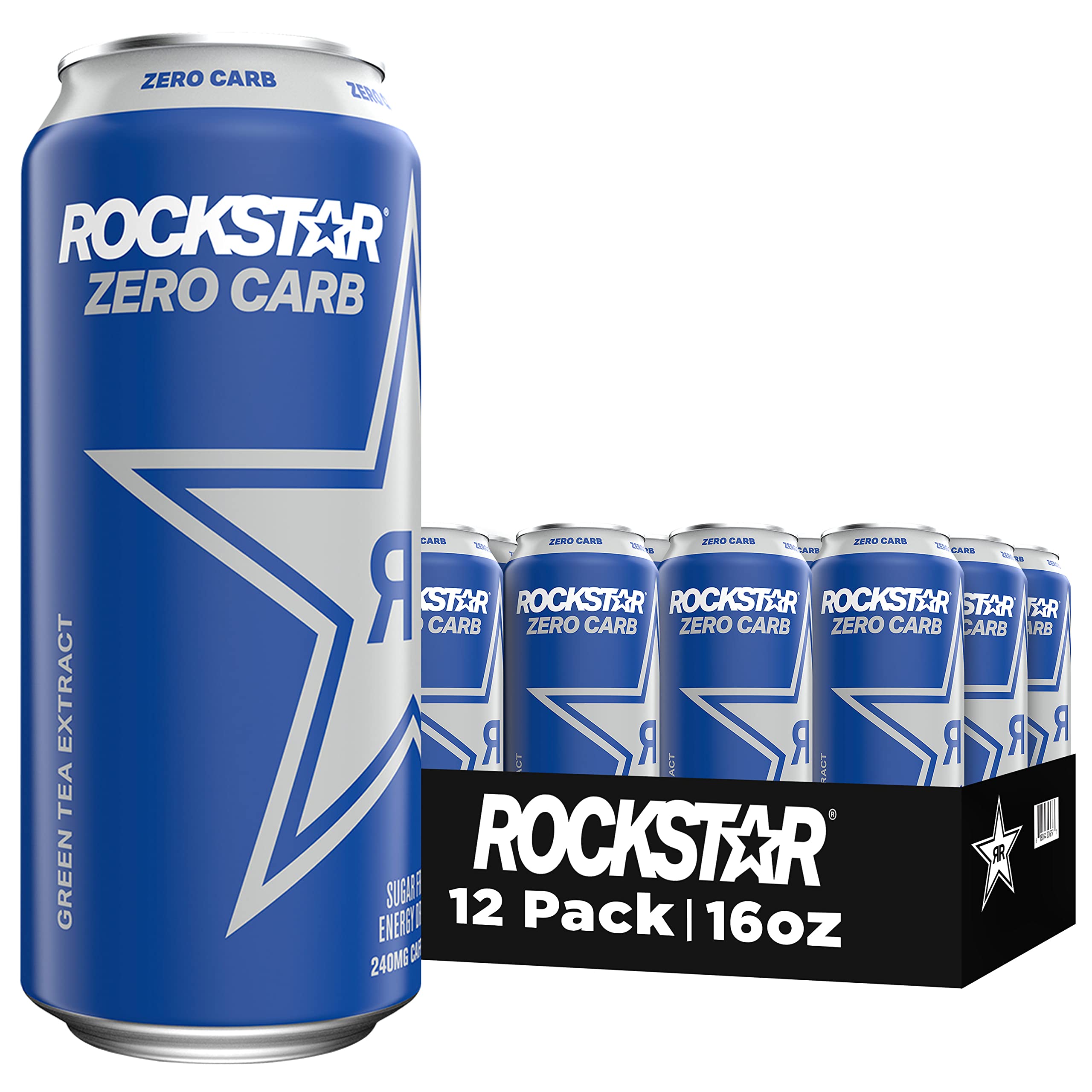 12Pack 16Oz Rockstar Zero Carb Energy Drink 13.85 w/ S&S + Free