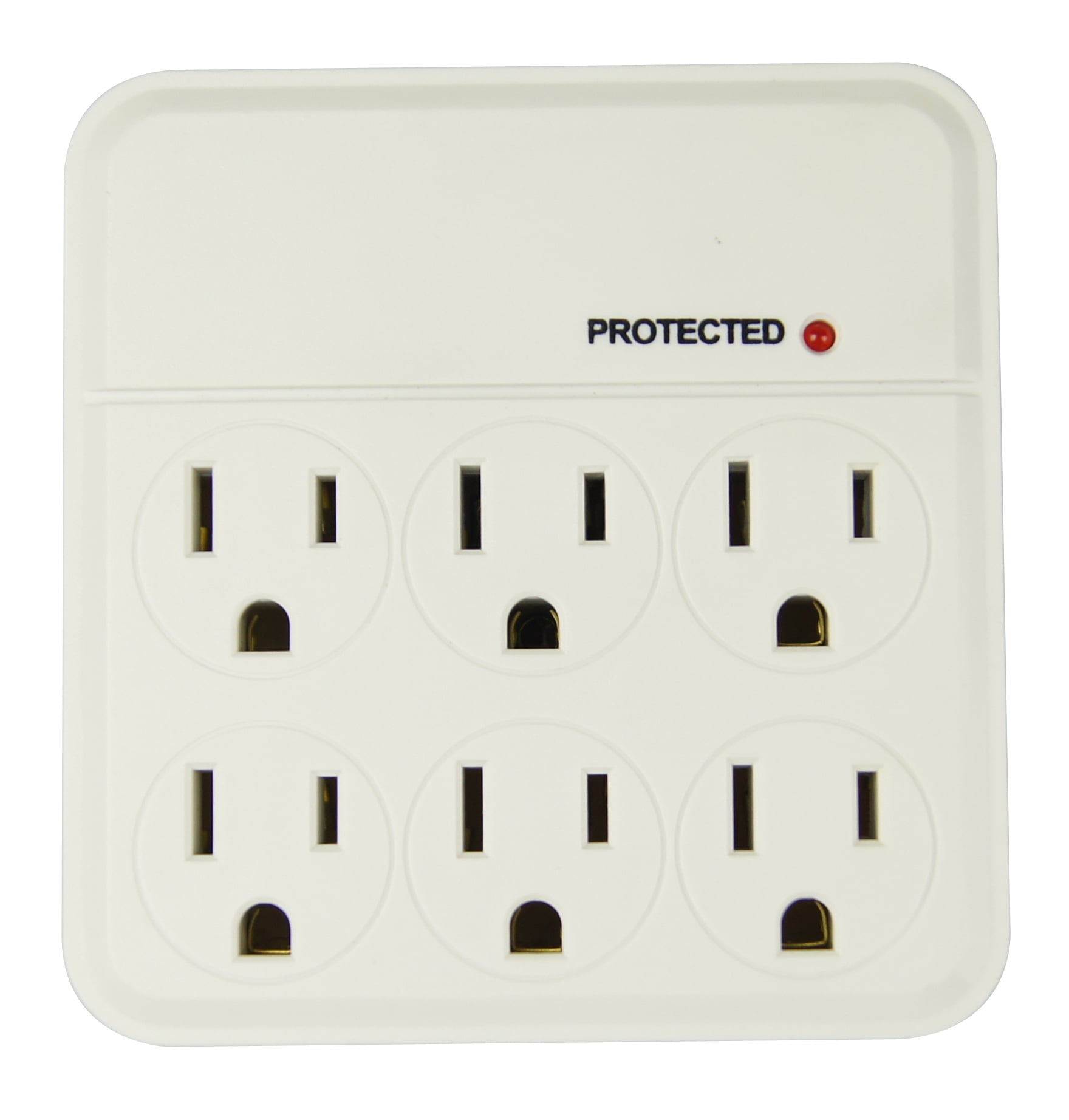 Hyper Tough 6-Outlet Surge Tap 1000-Joule Protection (White) $5 + Free S&H w/ Walmart+ or $35+