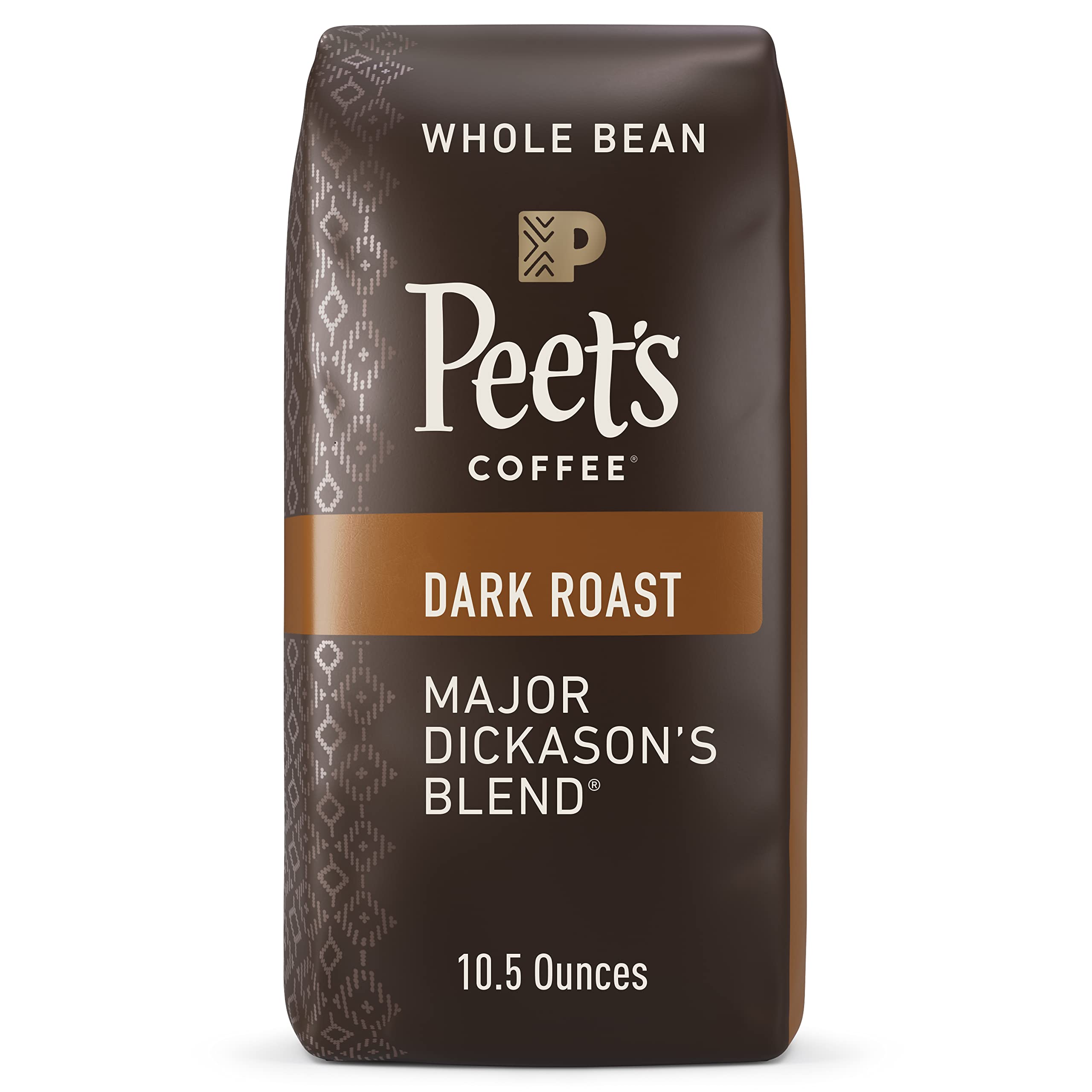 10.5-Oz Peet's Coffee Dark Roast Whole Bean Coffee (Major Dickason's Blend) $5.42 w/ S&S + Free Shipping w/ Prime or on $35+