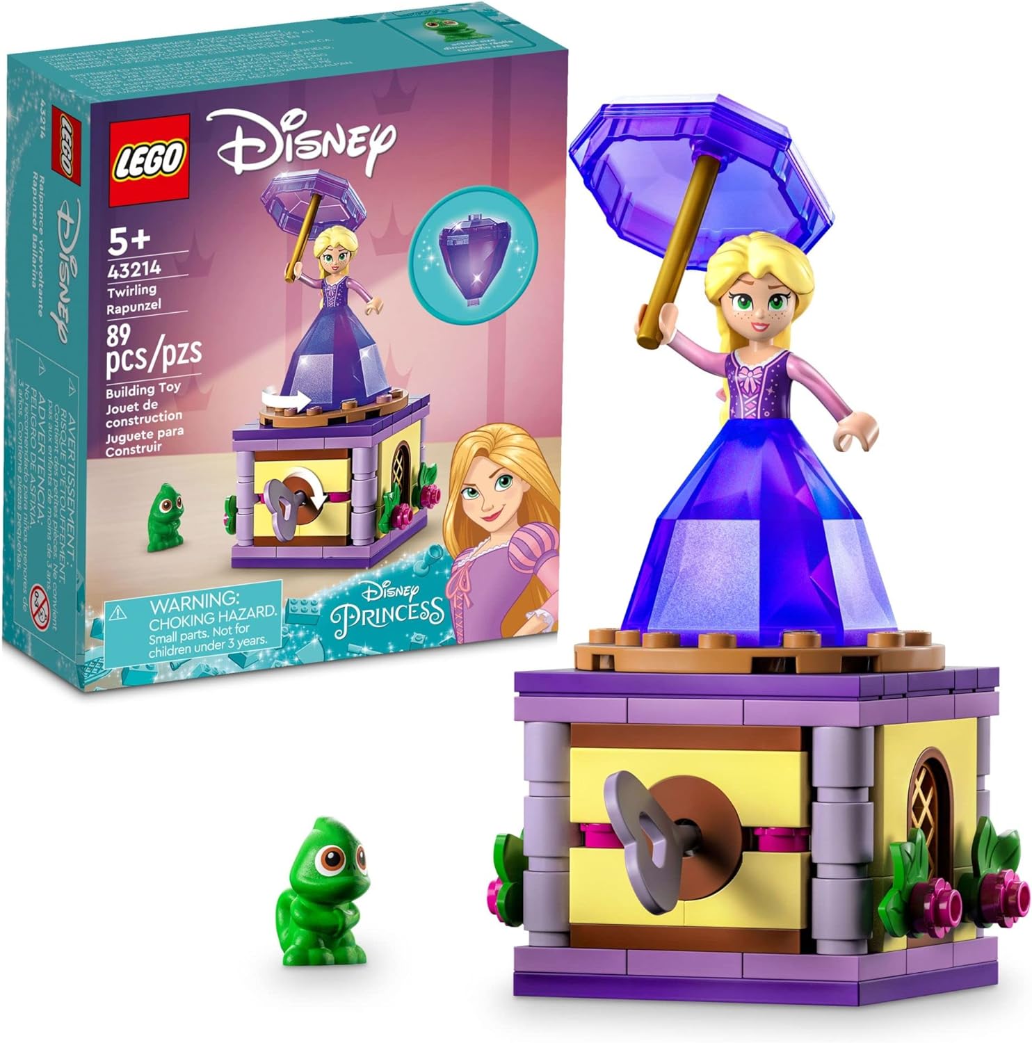 89-Piece Lego Disney Princess Twirling Rapunzel Toy Set $6.39 + Free Shipping w/ Walmart+, Prime or on $35+
