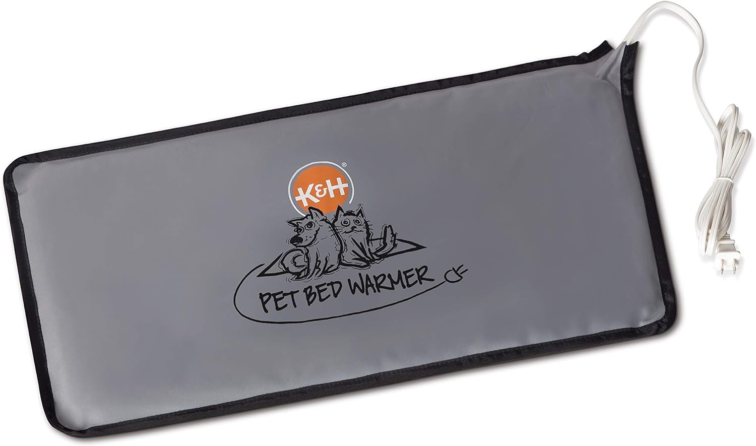 K&H Pet Products Indoor/Outdoor Waterproof Heated Pad Pet Bed Warmer (Gray, Large) $20 + Free Shipping w/ Prime or on $35+