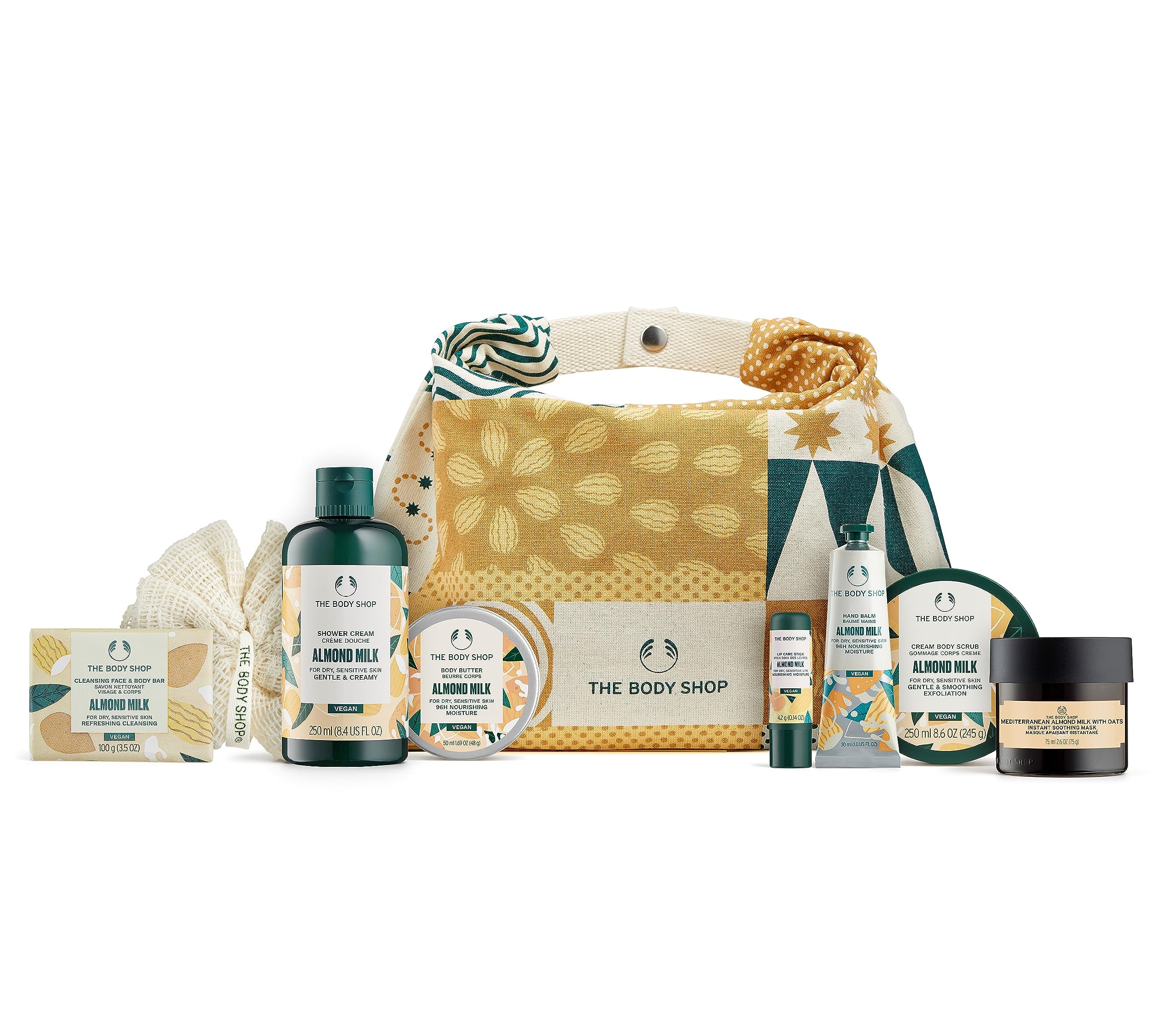 8-Piece The Body Shop Soothe & Smooth Almond Milk Ultimate Body Care Holiday Gift Set $38 + Free Shipping