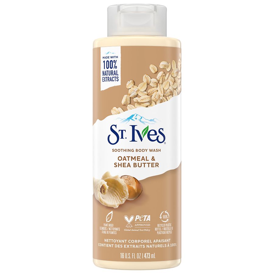16-Oz St. Ives Exfoliating Body Wash (Oatmeal & Shea Butter or Sea Salt & Kelp) 2 for $3.35 at Walgreens w/ Free Store Pickup on $10+ (YMMV)