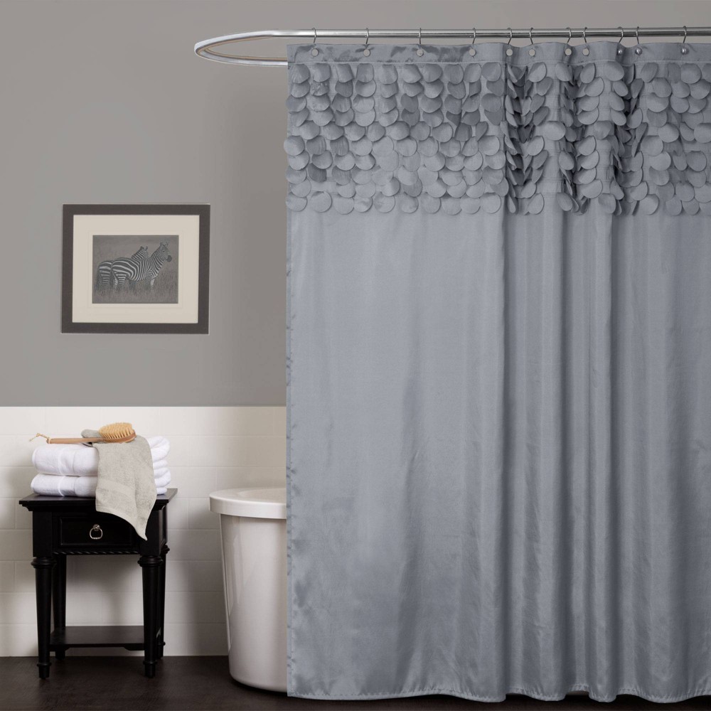 Lush Decor Lillian Shower Curtain (Gray) $4.50 & More at Target w/ FS on $35+