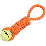 Mammoth Flossy Chews Twister Dog Toy with Tennis Ball (Mini 11&quot;) $2.05 + Free Shipping w/ Prime or $25+