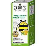 4-Oz Zarbee's Naturals Children's Cough Syrup + Mucus (Dark Honey & Ivy Leaf) $3.65 w/ Subscribe &amp; Save