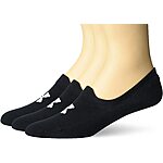 3-Pairs Under Armour Adult Essential Ultra Low Tab Socks (Black, Medium or Large) $10.50 + Free S&amp;H w/ Prime or $25+