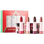 4-Lipstick Sephora Collection Holiday Vibes #Lipstories Set $10 + Free Shipping