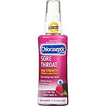 4-Oz Chloraseptic Max Strength Sore Throat Spray (Wild Berries Flavor) $5.40 w/ S&amp;S + Free S&amp;H w/ Prime or $25+