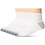 6-Pack Champion Men's Double Dry Performance Quarter Socks (White) $8.39 + Free Shipping w/ Prime or $25+