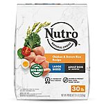 30 Lbs. Nutro Natural Dry Dog Food for Large Breed Adult (Chicken/Brown Rice) $31.30 w/ Subscribe &amp; Save + Free S/H