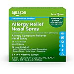 3-Pack 144-Sprays Amazon Basic Care 24-Hour Allergy Relief Nasal Spray $11.40 w/ Subscribe &amp; Save