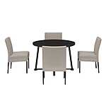5-Piece StyleWell Spring Lake Steel Outdoor Dining Set w/ Upholstered Chairs $277 + Free Shipping