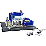 Matchbox Action Drivers Police Station Dispatch Playset with 1 Helicopter &amp; 1 Ford Police Car, with Lights &amp; Sounds $11.55 + Free Shipping w/ Prime or on $25+