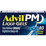 40-Count Advil PM Liqui-Gels for Nighttime Sleep $7 w/ S&amp;S + Free Shipping w/ Prime or on $25+
