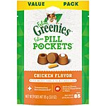 85-Count Value Pack FELINE GREENIES PILL POCKETS Natural Soft Cat Treats (Chicken) $5.50 + Free Shipping w/ Prime or on $25+
