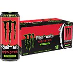 15-Pack 15.5-Oz Monster Rehab Beverages (Tea + Lemonade or Watermelon) $17.85 w/ Subscribe &amp; Save + Free S&amp;H
