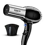 Prime Members: Conair 1875 Watt Full Size Pro Hair Dryer with Ionic Conditioning (Black / Chrome) $11.50 + Free Shipping