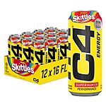 Prime Members: 12-Pack 16-Oz Cellucor C4 Sugar-Free Energy Drink (Skittles) $16.20 w/ S&amp;S &amp; More + Free Shipping